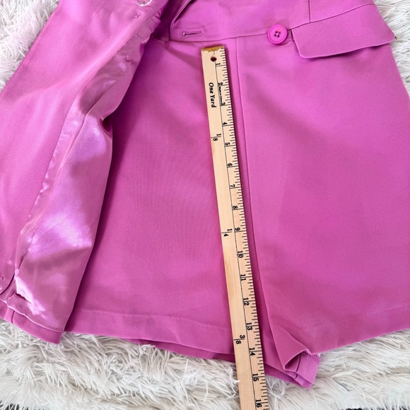 Endless Rose long sleeve blazer romper. Size 4. Color Lilac. NWT - Picture 8 of 9